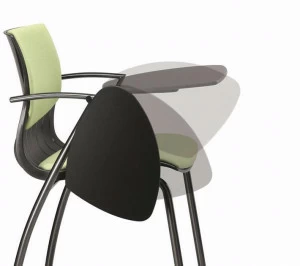 TALIN Стул для конференций из ткани с подлокотниками с клапаном Webby