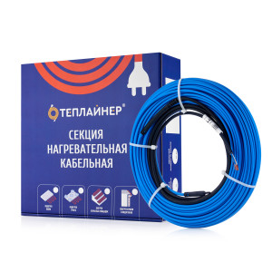 93750031 Нагревательный кабель для теплого пола 15 м 300 Вт STLM-0565043 ТЕПЛАЙНЕР