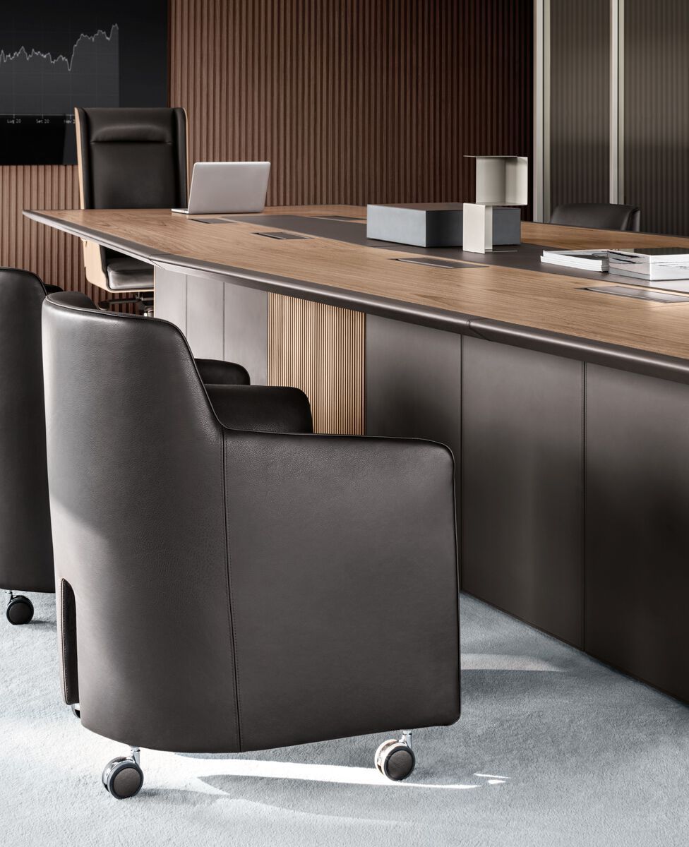 Деревянный прямоугольный стол для совещаний с системой люверсов i 4 Mariani MASTER ARCH-00109096 - Вид №4