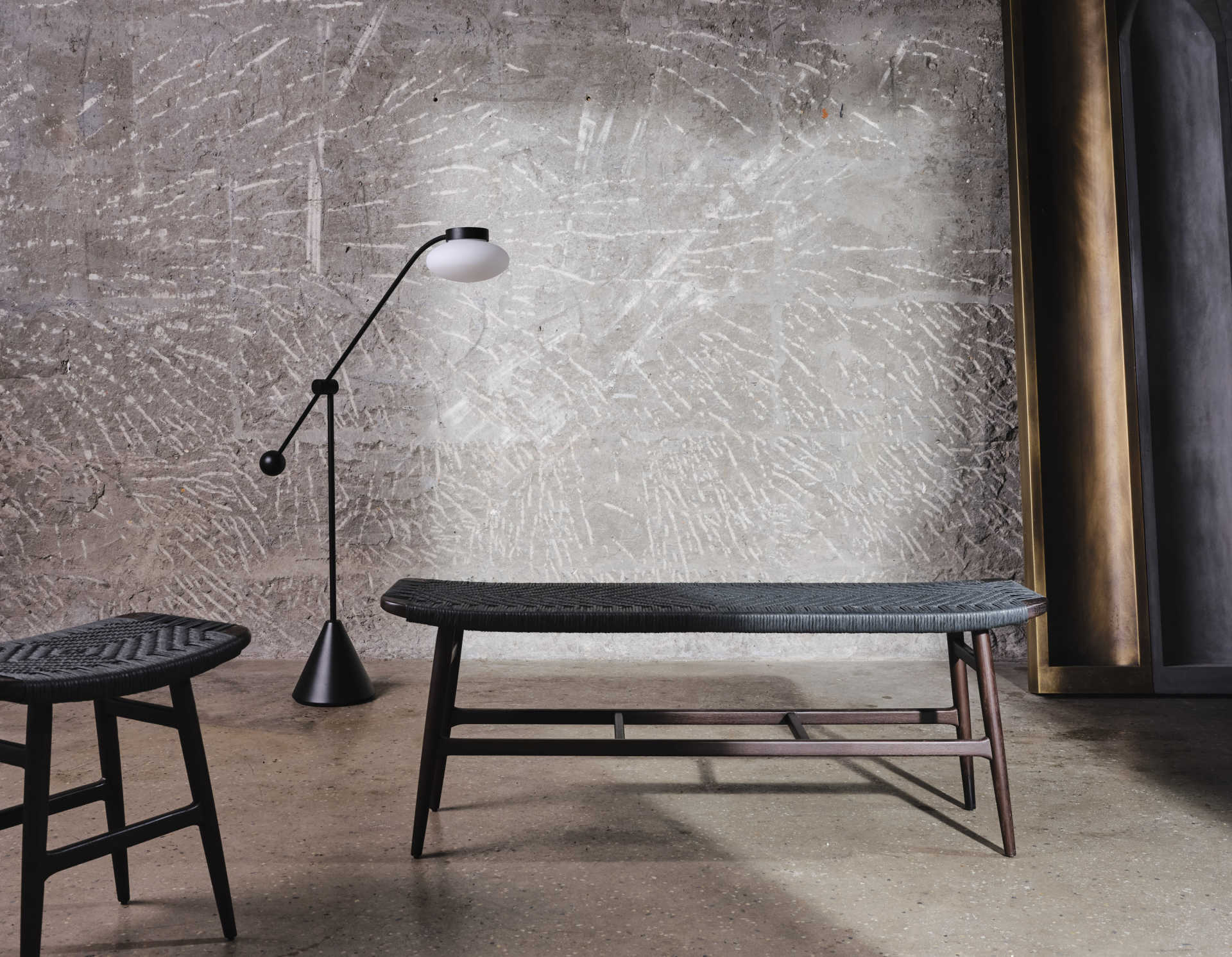 Сиденье с кожаными полосками Freja Bench Stellar Works FE-S620-LS - Вид №3