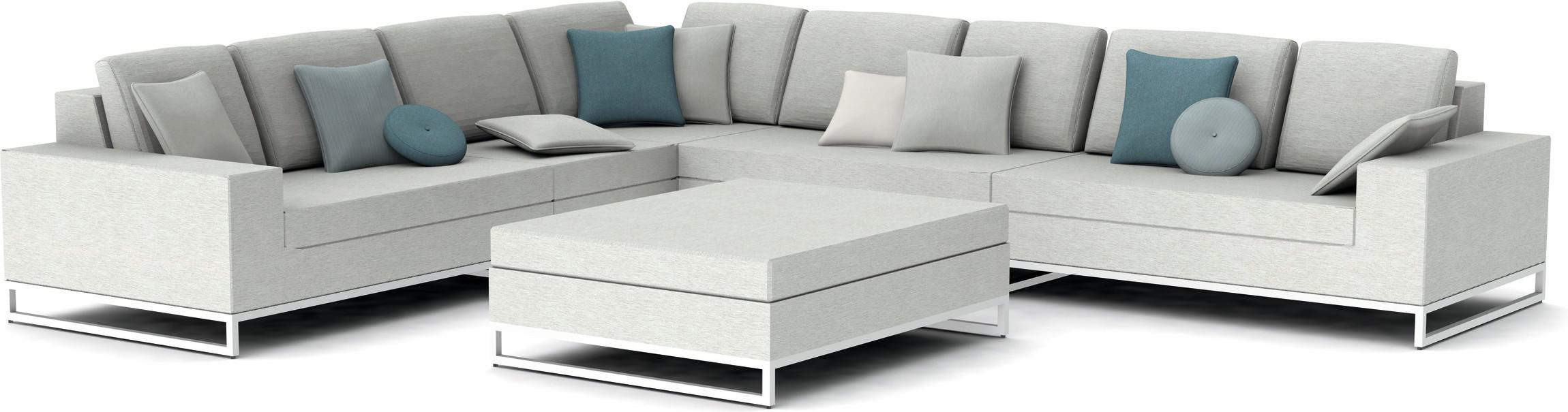 MNST418 Concept 2 белый дымчатый лотос Manutti Zendo - Вид №1