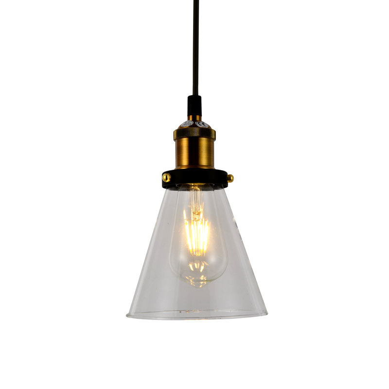 Подвесной светильник 8978-1D от Delight Collection DELIGHT COLLECTION ДИЗАЙНЕРСКИЕ 243718 Прозрачный;латунь  - Вид №1
