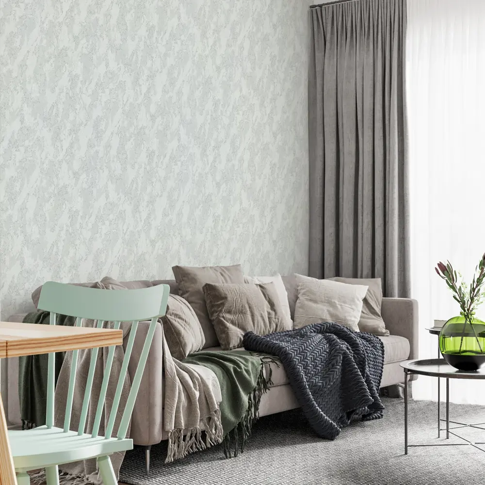 Обои флизелиновые Walldecor Марс темно-серые 1.06 м 75215-76 89358539 STLM-2118150 - Вид №2