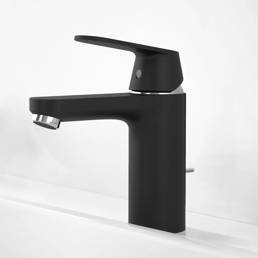 Смеситель для раковины Grohe Eurosmart Cosmo M однорычажный цвет чёрный 82199447 STLM-2000585 Eurosmart Cosmopolitan - Вид №5