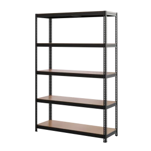 Стеллаж металлический 5 полок 180x120x40 см цвет черный нагрузка на полку 170 кг 88022540 STLM-2052068