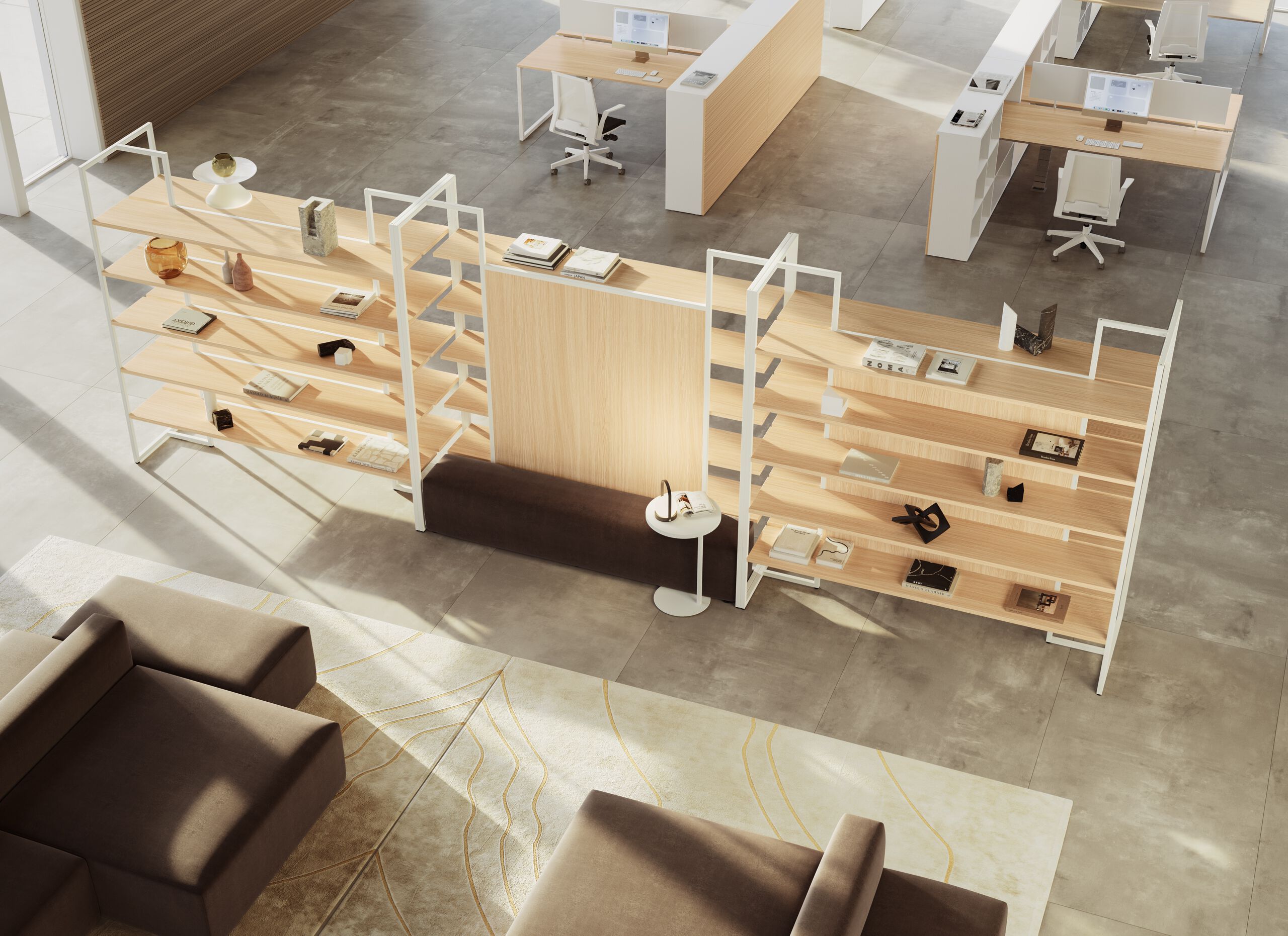 Книжный магазин офис FANTONI TL SYSTEM ARCH-00008811