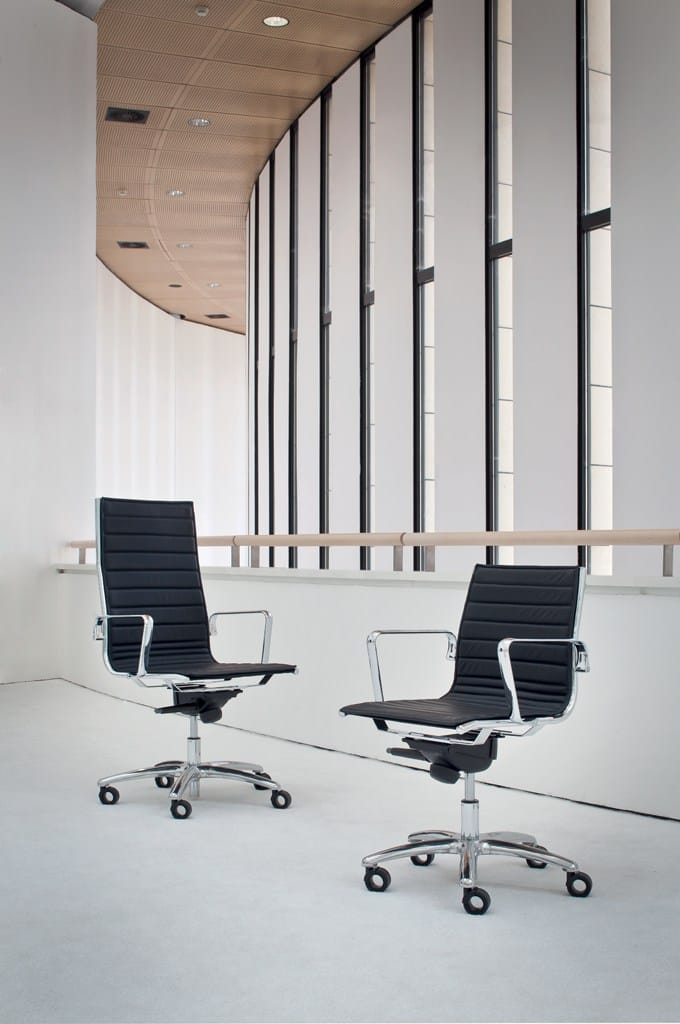 Офисное кресло с регулируемой высотой и высокой спинкой с 5 спицами Luxy ARCH-00144162 - Вид №2