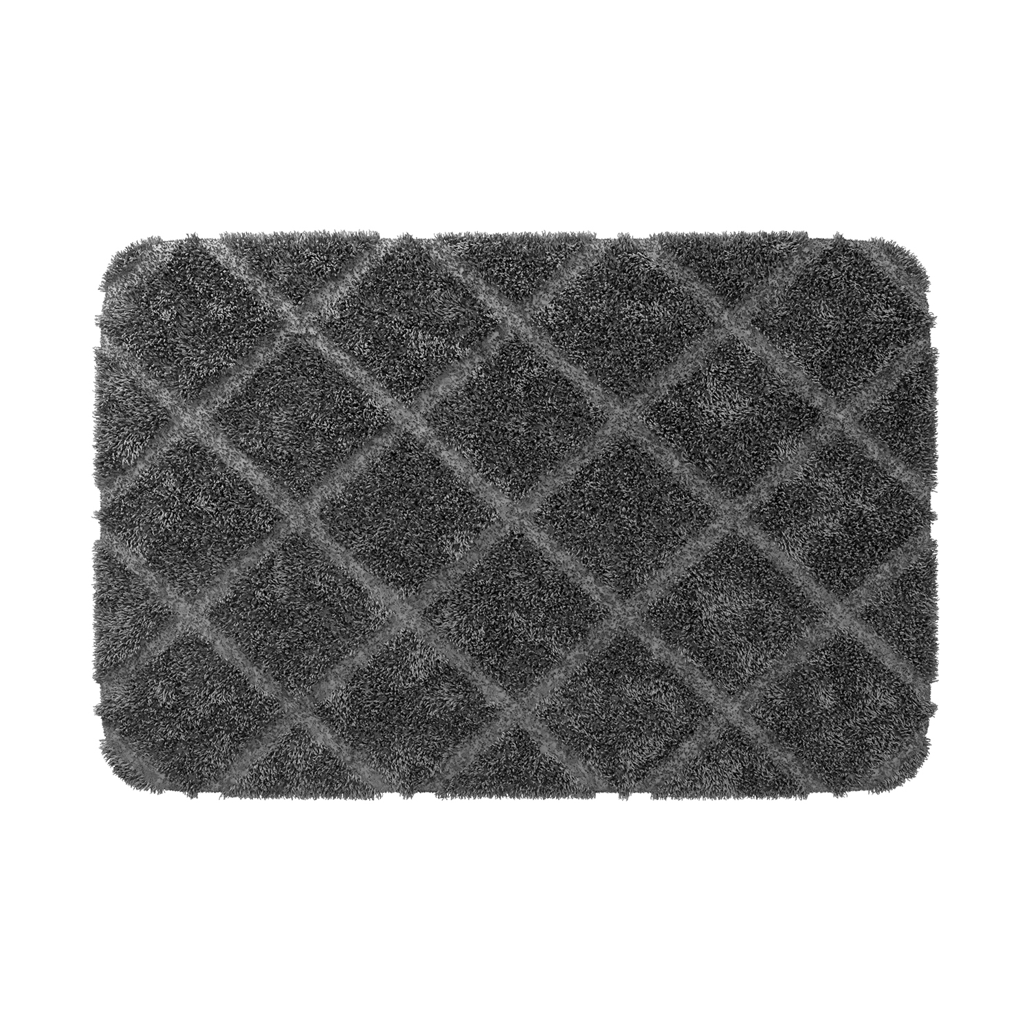 BM-6512 Lippe Charcoal Gray Коврики для ванной комнаты WasserKRAFT 