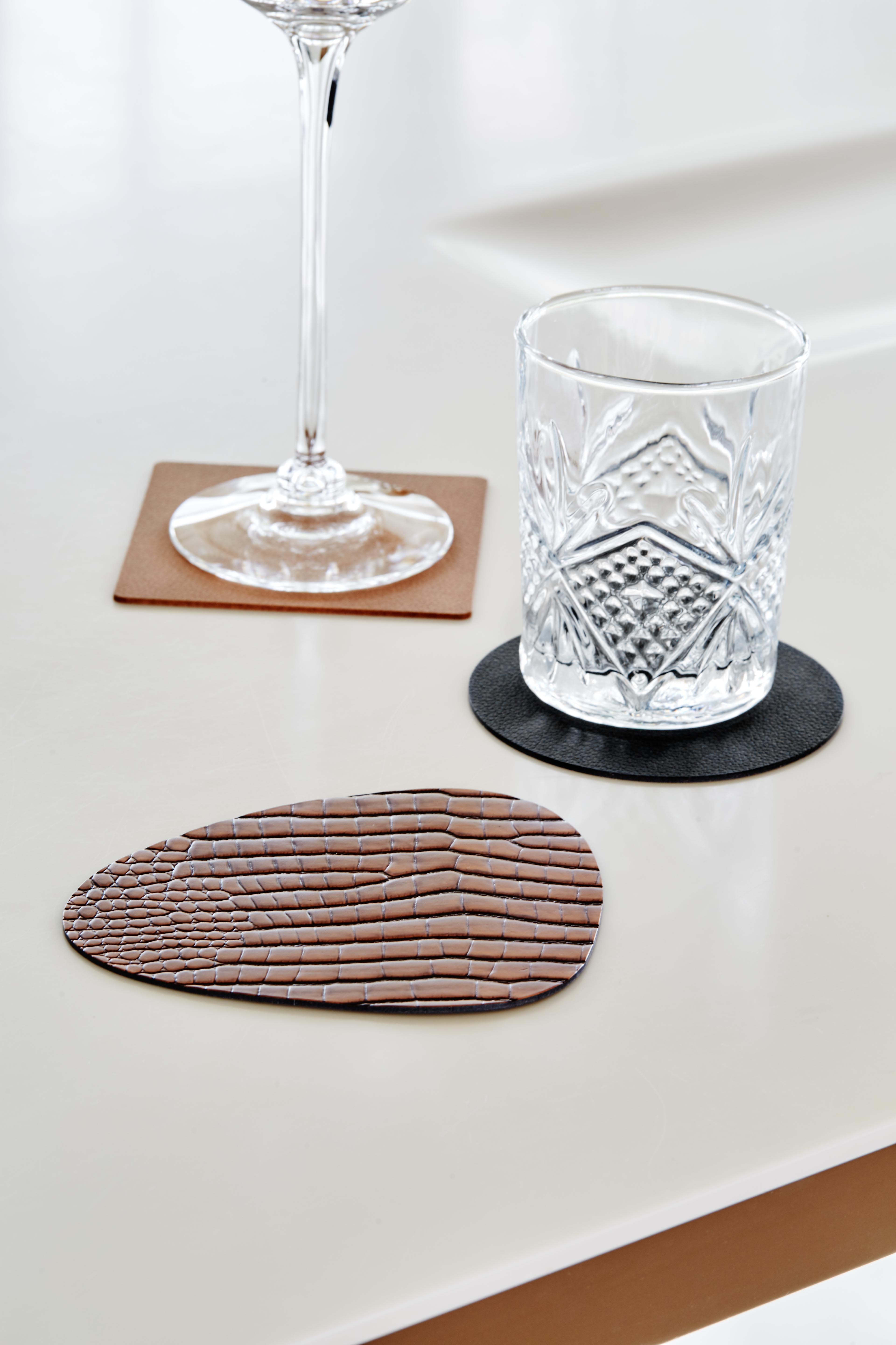 982497 NUPO nature подстаканник квадратный 10x10 см, толщина 1,6 мм;LIND DNA  - Вид №1