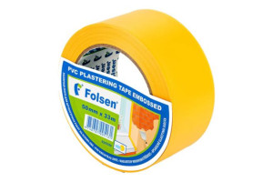 15565348 Малярная лента PVC желтая 50ммx33м 0243350 Folsen