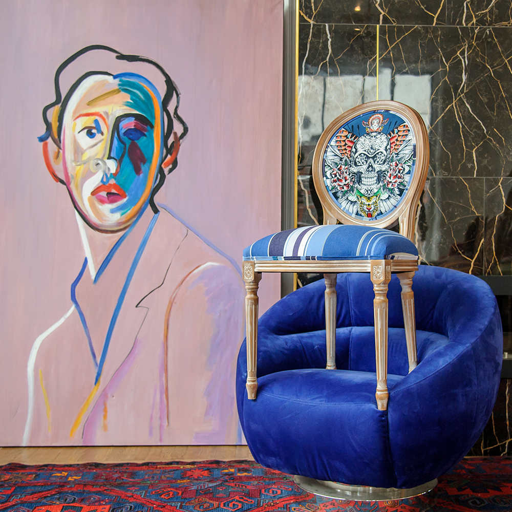 29122002 Стул «Краниум» (деним) Object Desire  - Вид №7