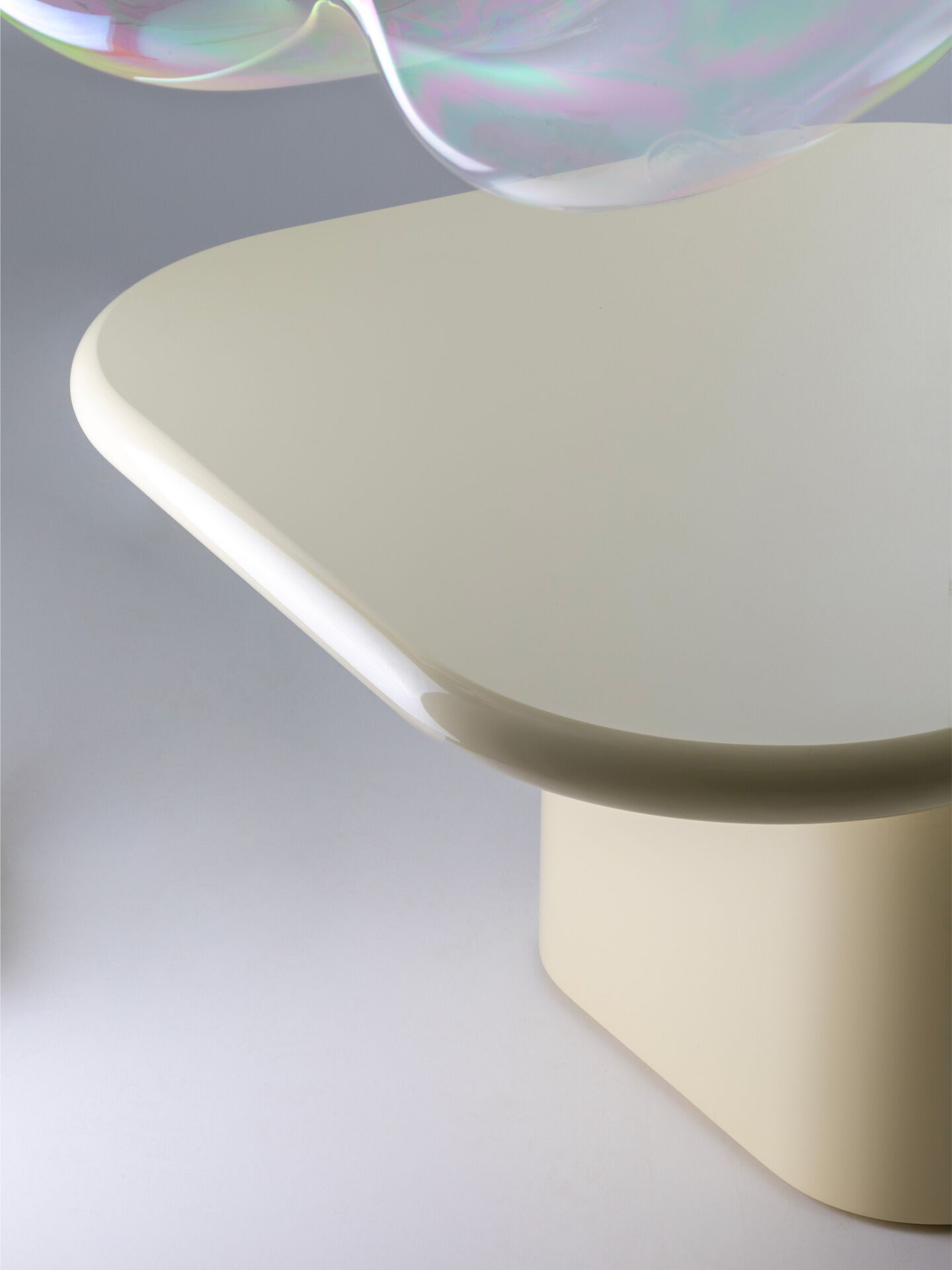 Высокий квадратный журнальный столик из МДФ Punto Zero Франка и Аллегра ARCH-00084678 - Вид №2