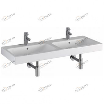 124120000 Подвесная раковина настенная прямоугольная Keramag  белая 