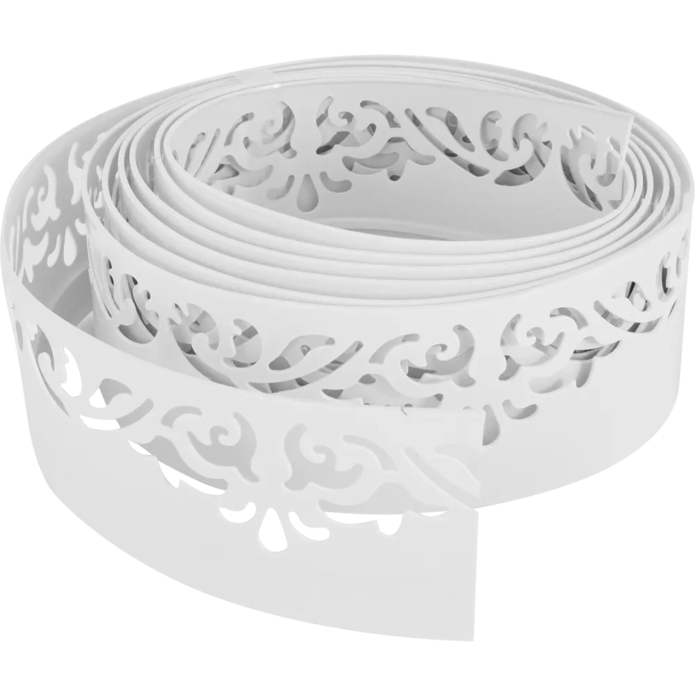 Бленда Domlegrand Лиана пластик 3.5 м цвет белый глянец STLM-2189365