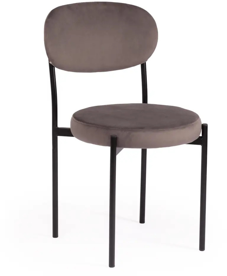 90567613 Кухонный стул Tetchair Revo 15470 82x54x47 см ткань цвет черный STLM-0881390