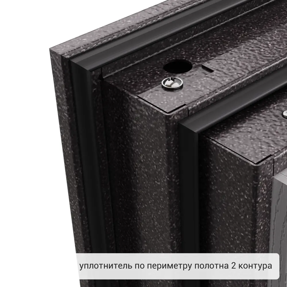 Дверь входная металлическая Норда 880 мм левая цвет магнолия айсберг TOREX STLM-2115588 - Вид №11