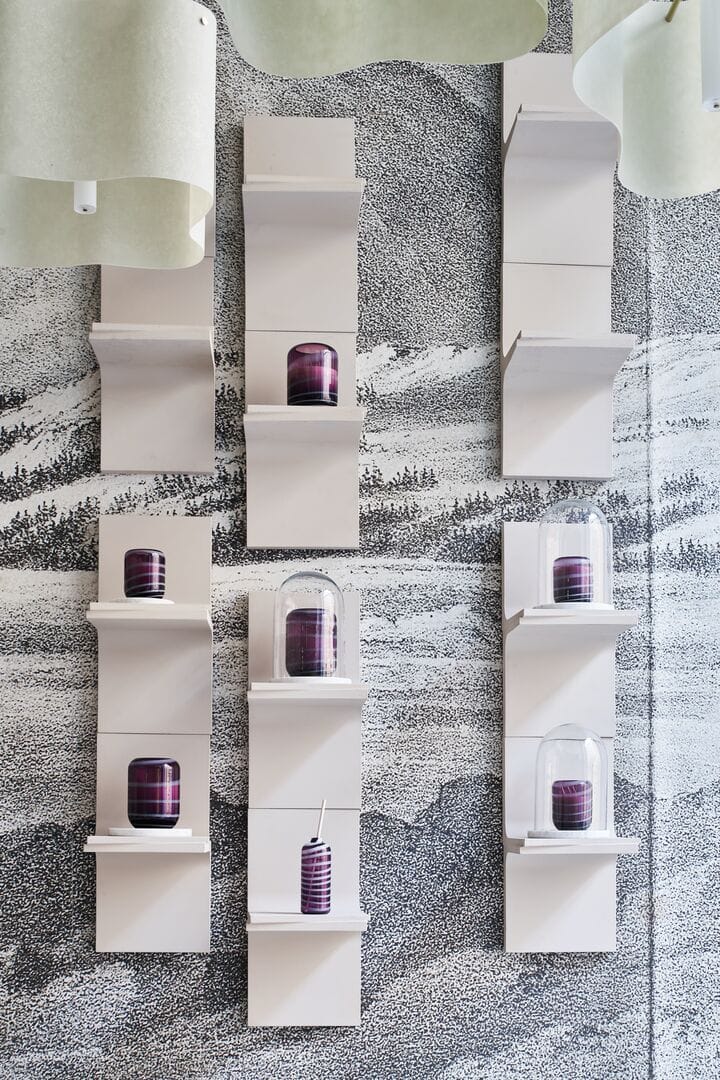 Бетонный модульный книжный шкаф Baxter HUGO ARCH-00145469 - Вид №2