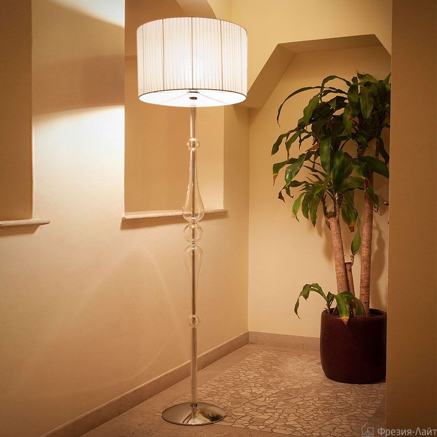 Cangini & Tucci LU1095.1L amber glass/shade panna торшер 117207