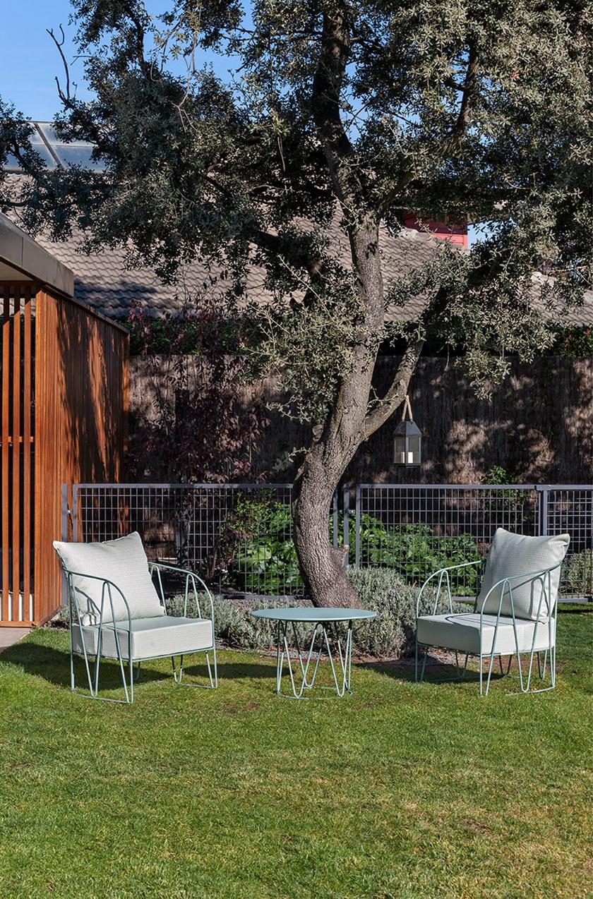 iSimar Круглый садовый стол из оцинкованной стали Lagarto 9254 9255 9256 9257 9258 - Вид №3