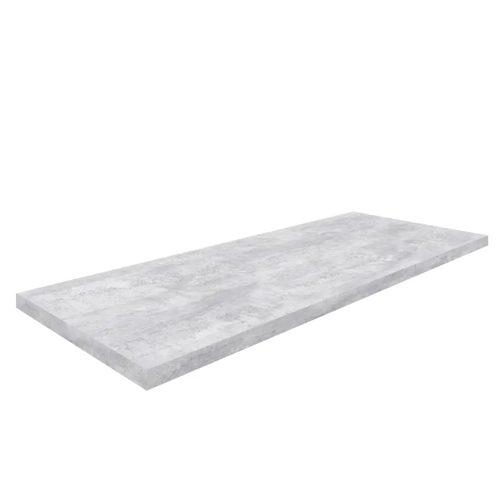 Столешница KONSENSA Бетон светлый 80x120x3.8 см ДСП цвет серый 89452029 STLM-2077519 ДСП Прямой угол - Вид №2