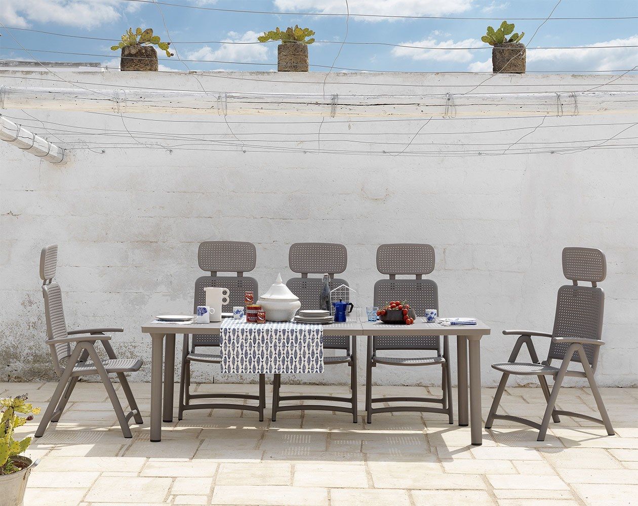 Регулируемый по высоте прямоугольный выдвижной стол Nardi Bora-Riva-Costa ARCH-00144106 - Вид №4