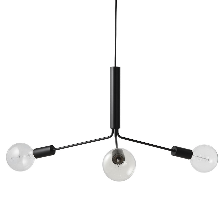 116665001 Люстра grand metro, 127хD54 см, черная матовая Frandsen 