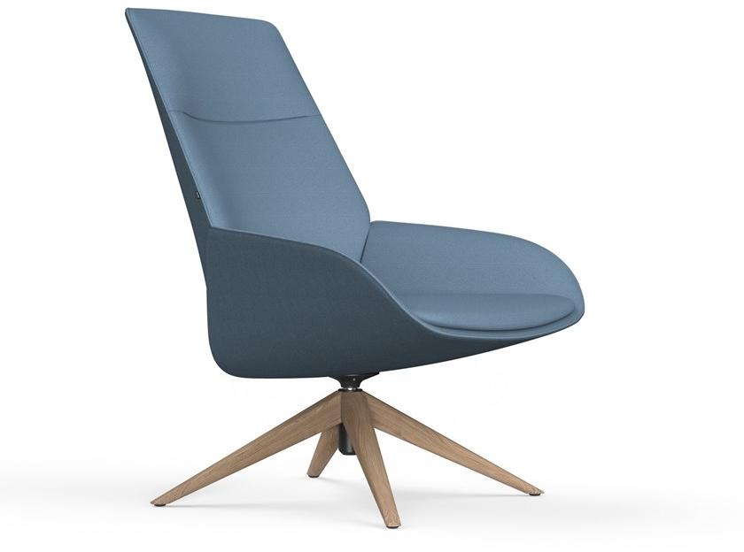 ACTIU Кресло на козелке из ткани с подлокотниками Noom sun-id-1416237 - Вид №1