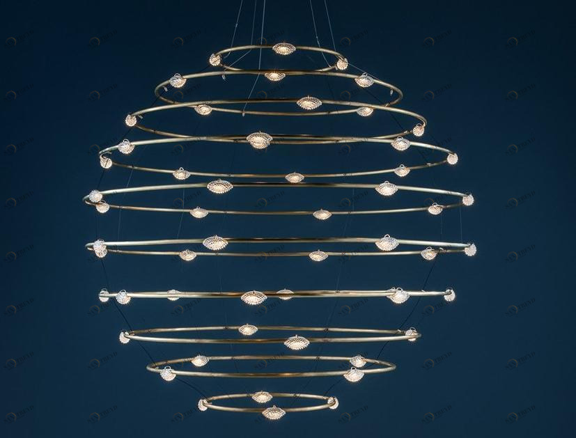 Catellani & Smith Светодиодный подвесной светильник из латуни Petits bijoux Pb56