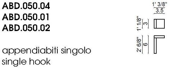 mg12 Крючок для полотенец из латуни Deep sun-id-1446406 - Вид №4