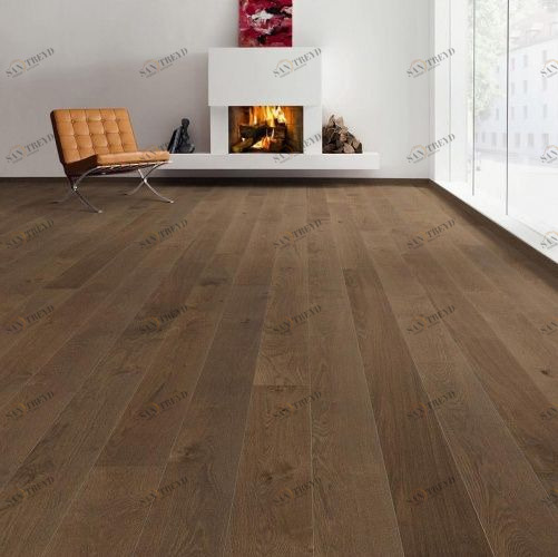 Паркетная доска Haro 4000 Series Top connect Пуро Земляной Маркант структурированный 535619 Дуб Рустик с брашью (Текстурированная) 2200х180 мм 1000900651