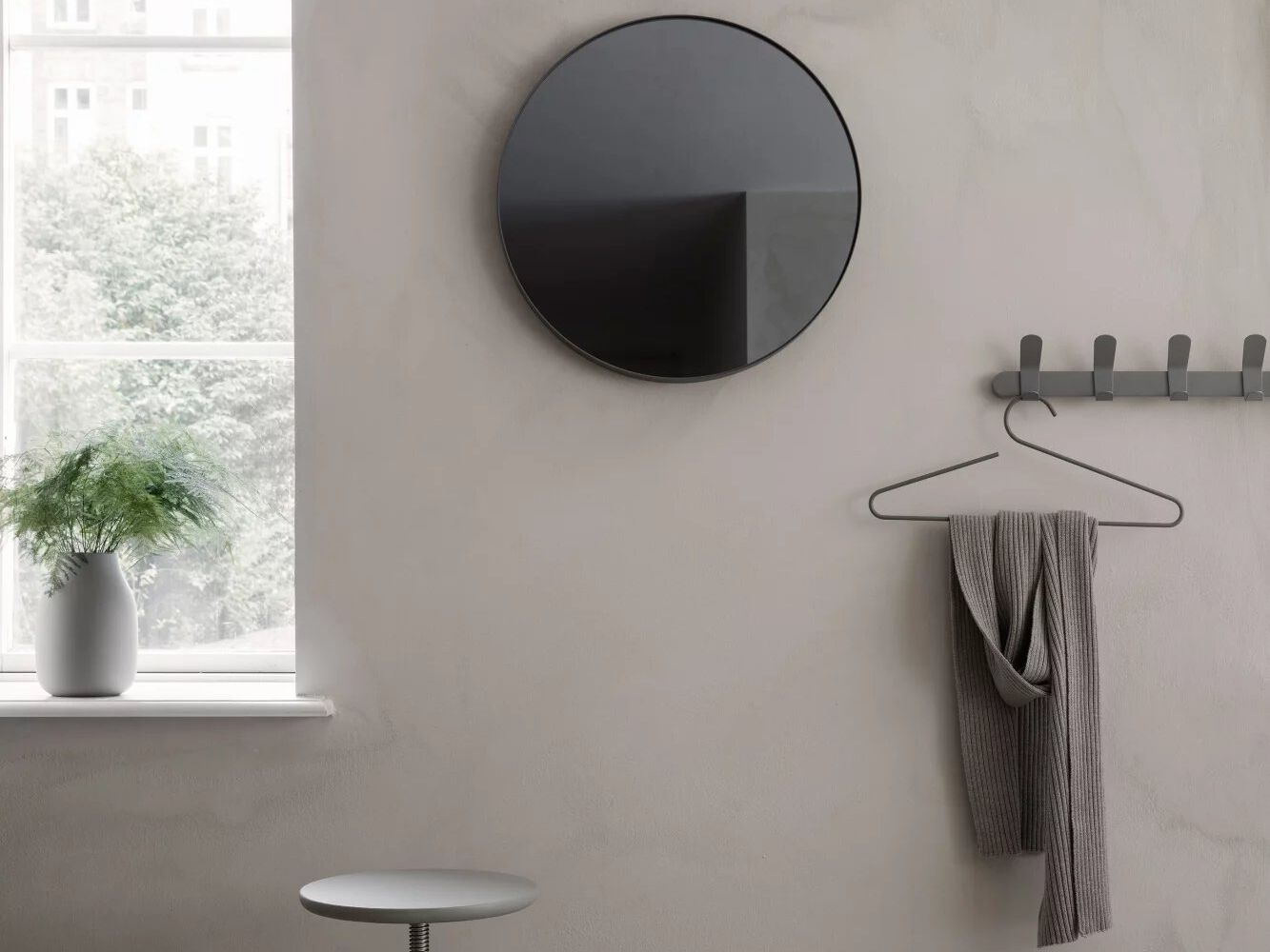 Настенное круглое зеркало для ванной комнаты blomus Rim ARCH-00003153 - Вид №2