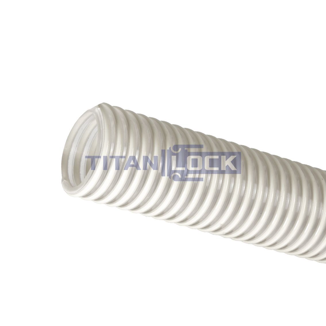 Пищевой ПВХ рукав облегченный "DON", нап-всас., внутр.диам. 63 мм TL063DN TITAN LOCK 