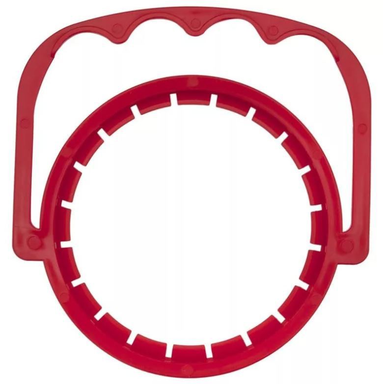 84758316 Ручка для банок ø8.2 см пластик красный STLM-0054695 Santreyd  - Вид №1