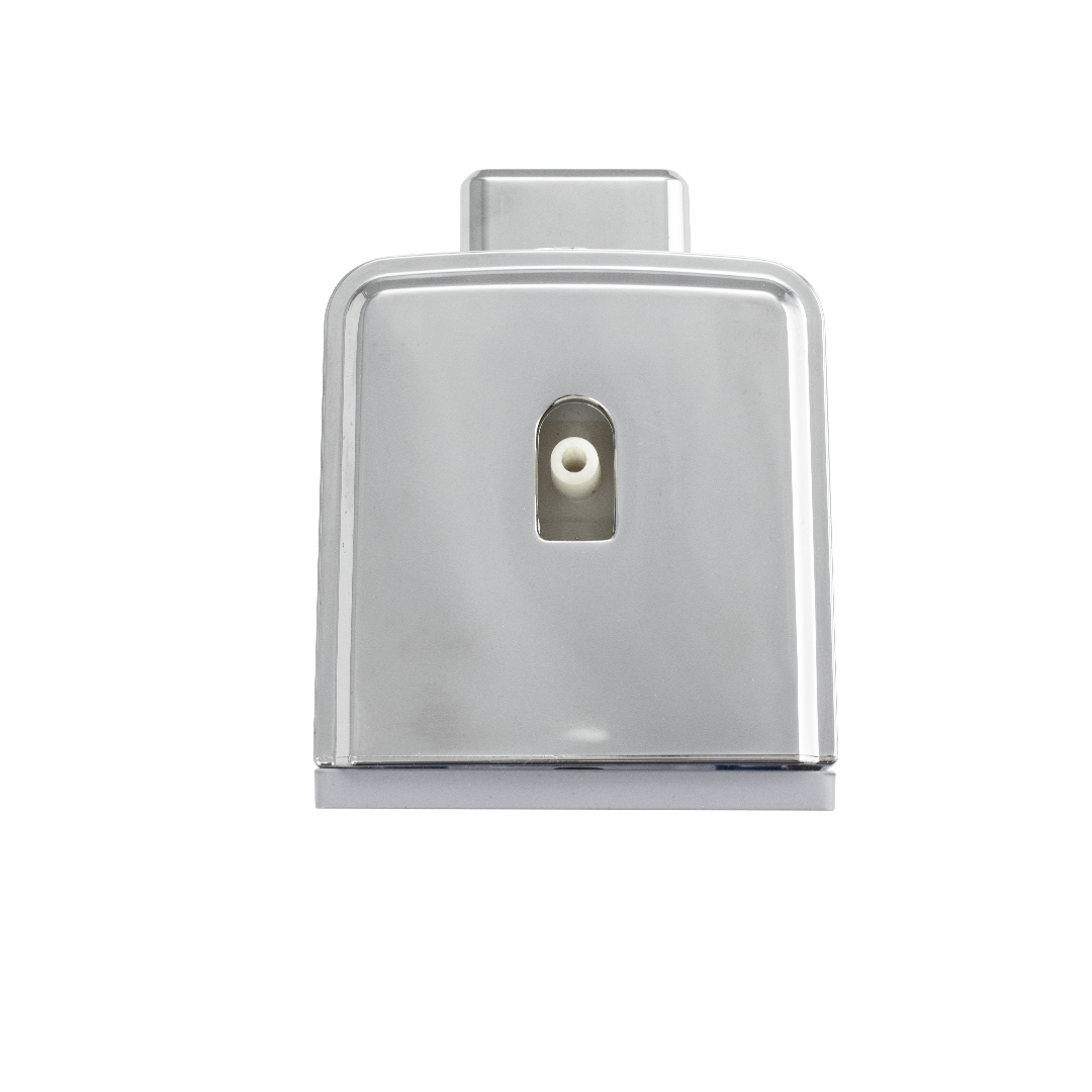 GFmark - Дозатор жидкого мыла, пластиковый, хромированный, квадратный, 250 мл, код: 623  - Вид №3