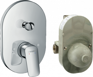 71409000 Logis Смеситель для ванны, однорычажный, скрытого монтажа, Hansgrohe