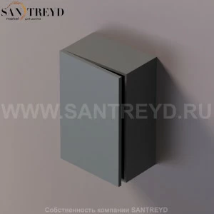 FLAT V Подвесной шкаф с петлями справа. Отделка: темно-серая краска. AFXMO235042DGDG