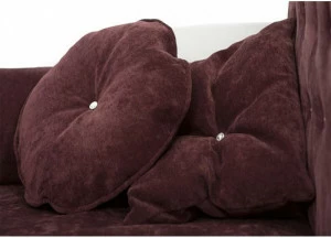 Подушки Комплект ABC-KING: 2 круглые темно-сиреневые