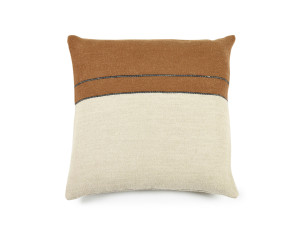 Льняная и шерстяная квадратная подушка