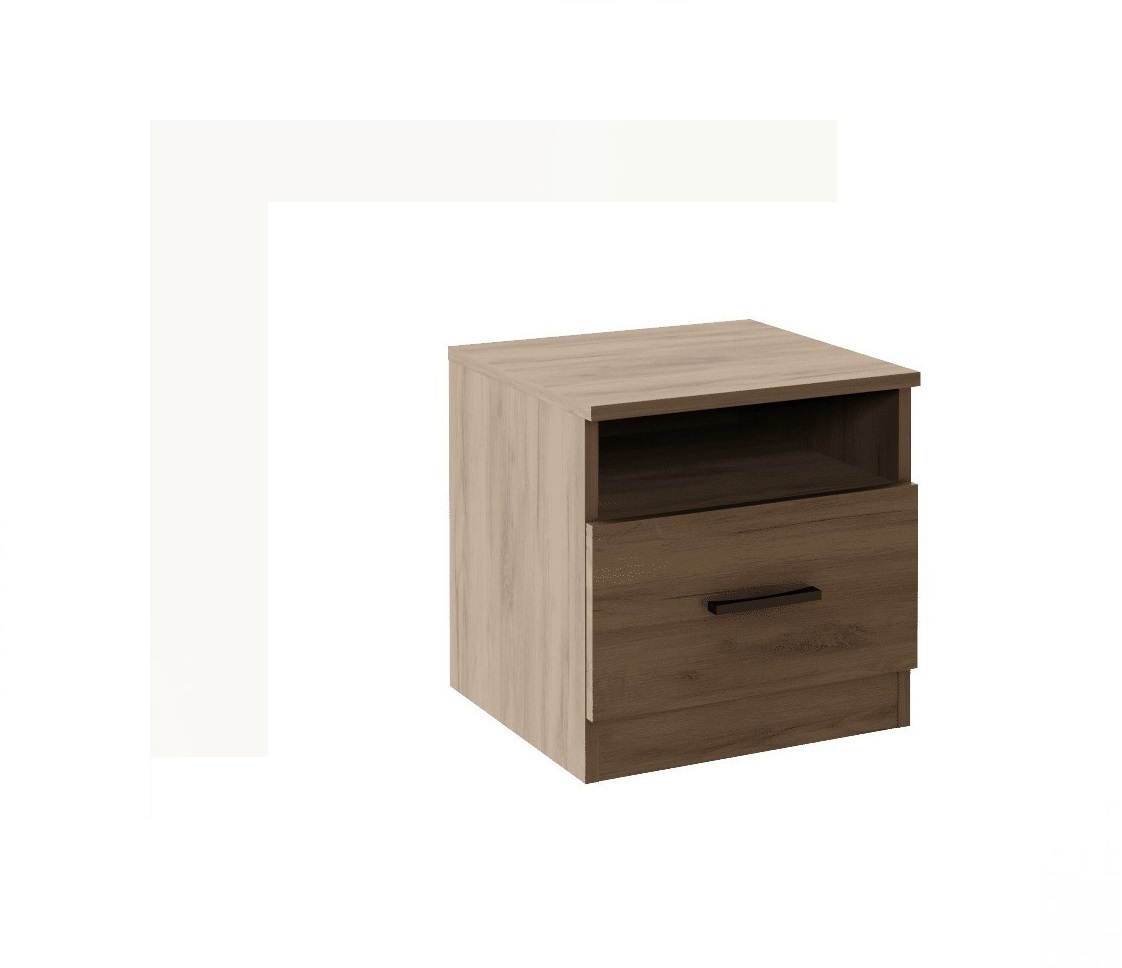91042188 Тумба прикроватная 39.2x40x38 см 1 ящик ЛДСП цвет kraft STLM-0455047 РИННЭР