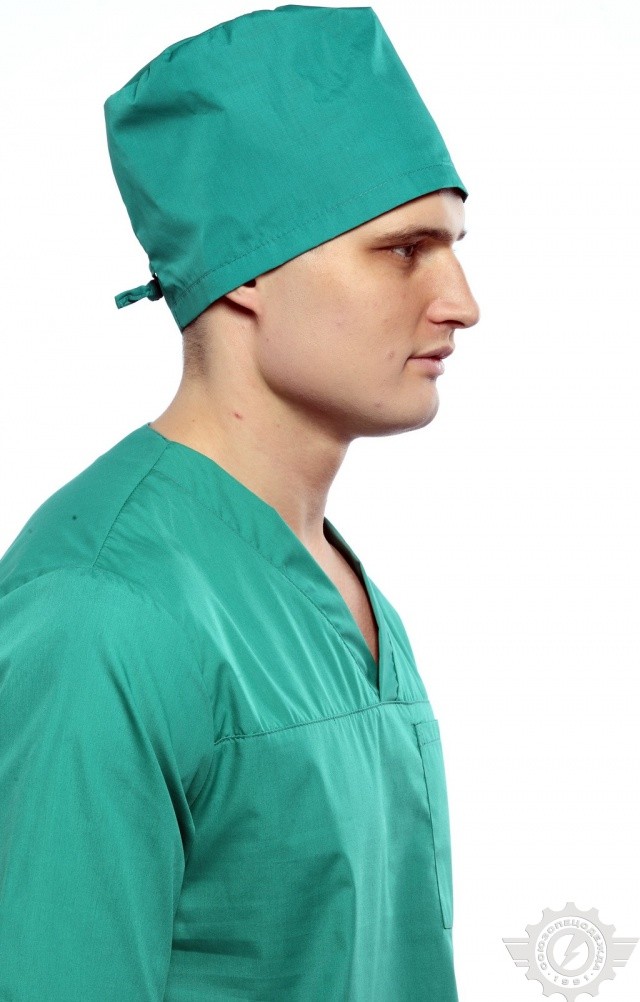 59084 Колпак "Спец" зеленый  Медицинская одежда  размер Спецодежда  - Вид №3