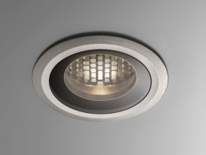 Алюминиевый круглый утопленный прожектор с зажимом