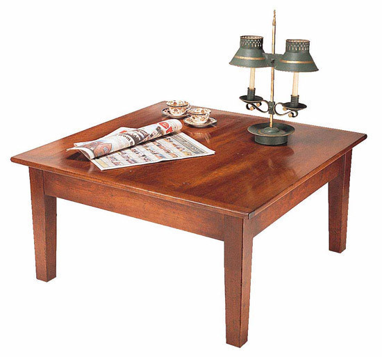 HT166B Квадратный журнальный столик ijlbrown  - Вид №1