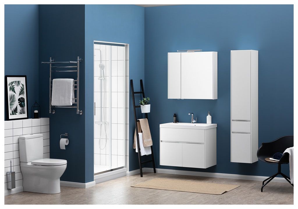 Тумба с раковиной Aquanet Латина 80 белый 0017963800179395 - Вид №4