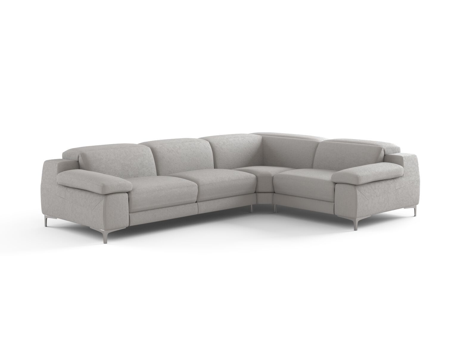 Угловой диван из ткани с электрическим движением Natuzzi Italia DUCA ARCH-00126580 - Вид №1