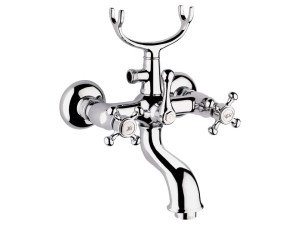 Настенный смеситель для ванны с переключателем