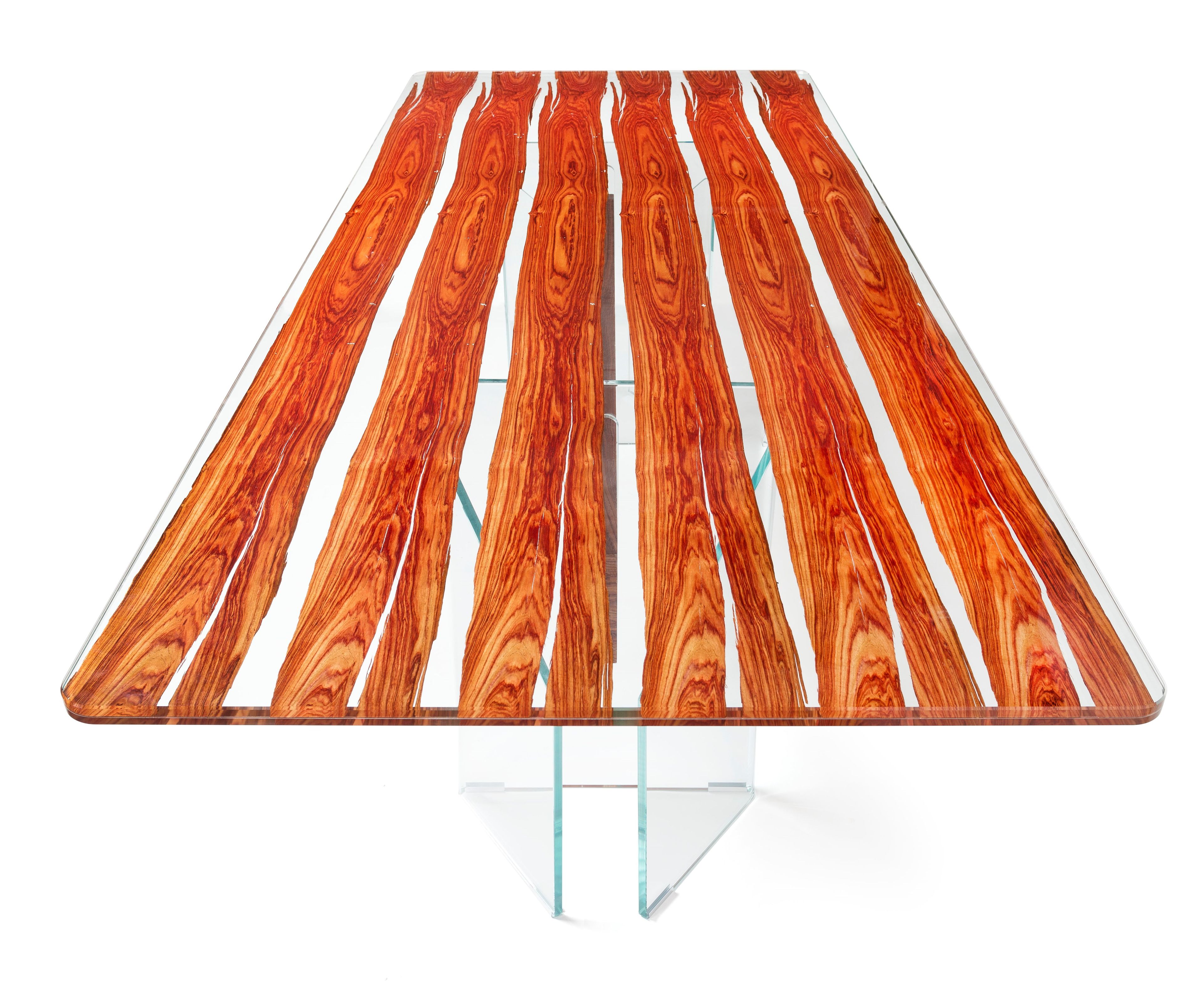 Прямоугольный стол для гостиной из дерева и стекла Vgnewtrend Glass &amp ARCH-00019360 - Вид №1