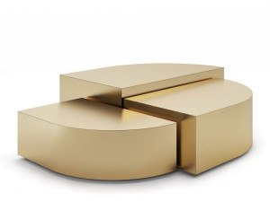 Латунный журнальный столик