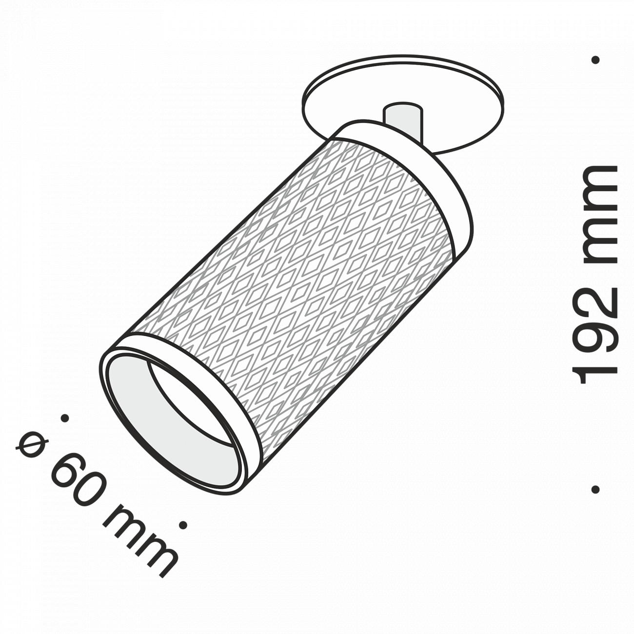 Спот потолочный поворотный с алюминиевым плафоном 19 см белый Alfa C037CL-01W TECHNICAL CEILING & WALL 00-3956968 Белый  - Вид №3