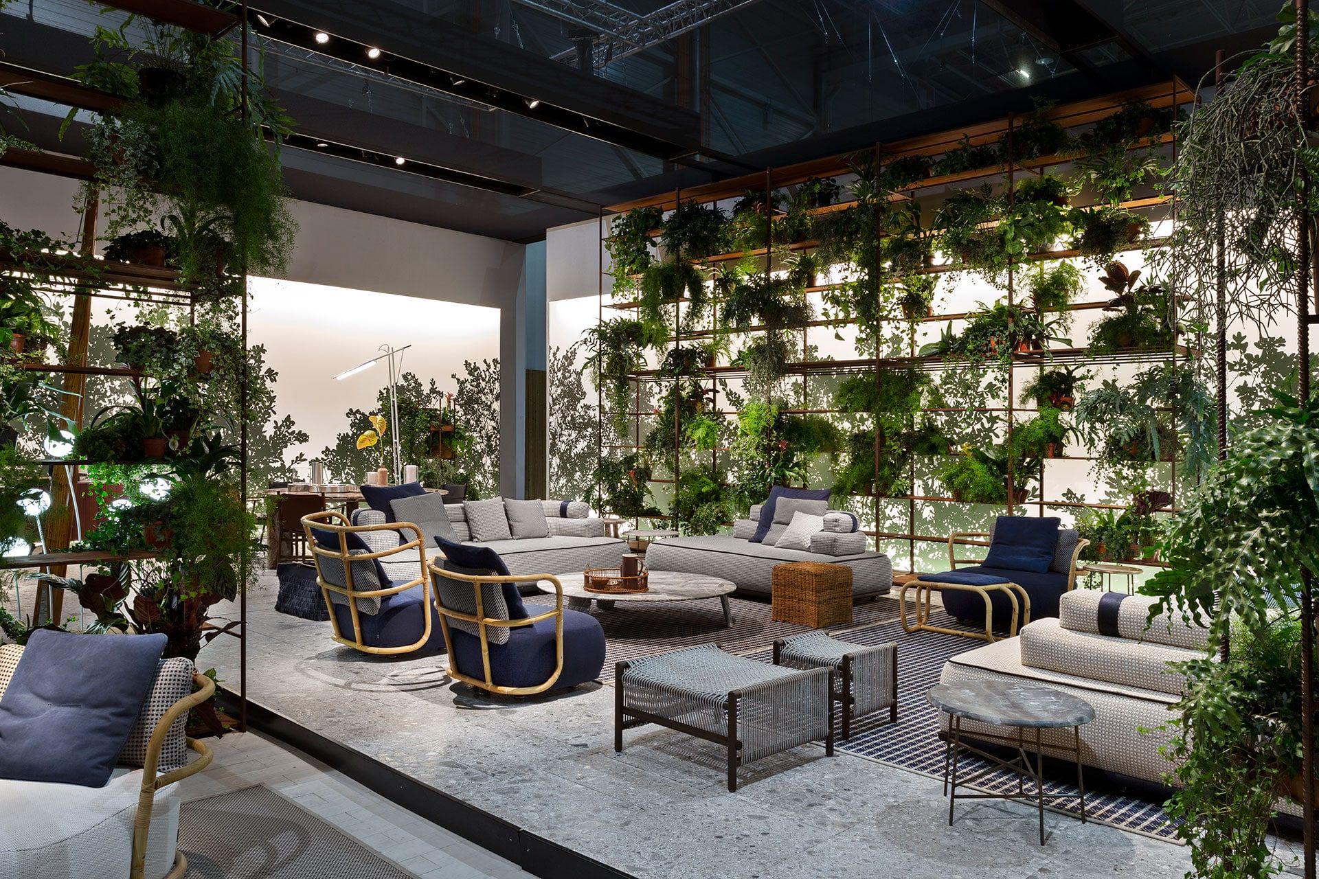 Садовая подставка для ног из веревки и красного дерева Exteta джунгли ARCH-00072561 - Вид №12