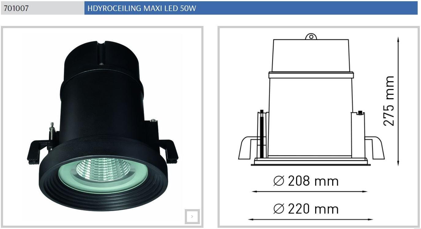 PUK Встраиваемый точечный светильник из литого под давлением алюминия sun-id-1426253 - Вид №11